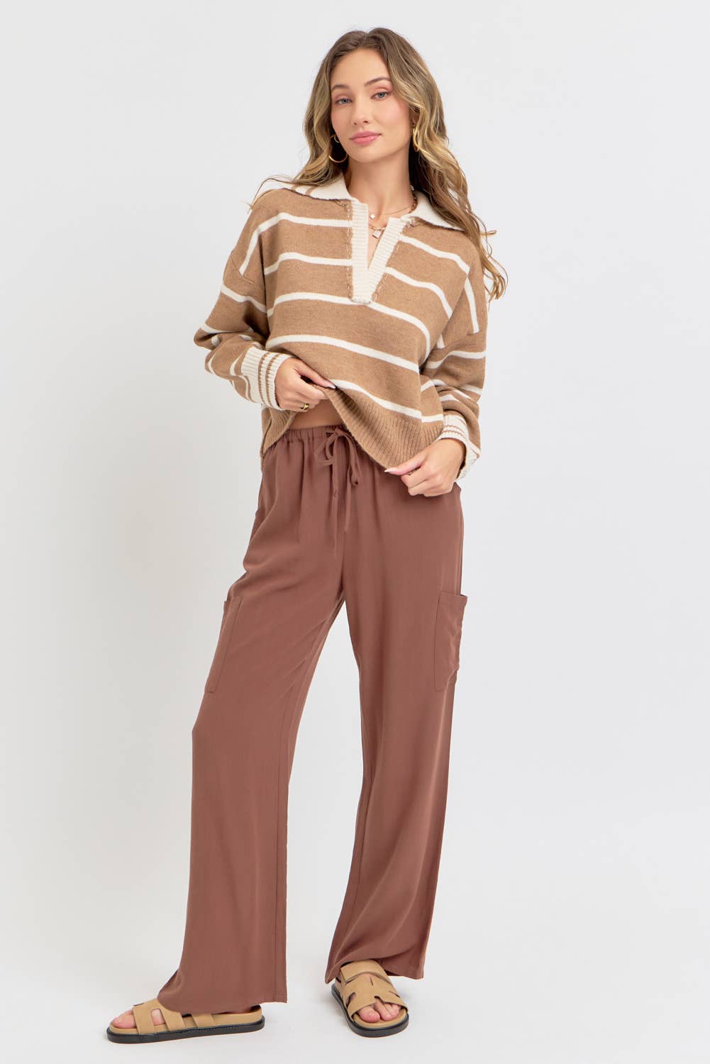 STRIPED EVERYDAY  KNIT SWEATER