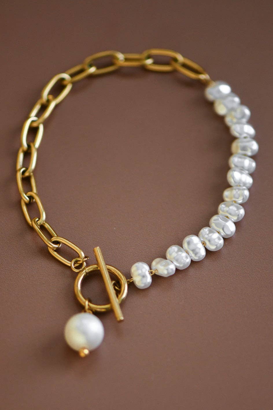 Gold Plated Waterproof Stainless Steel Chain Bracelet