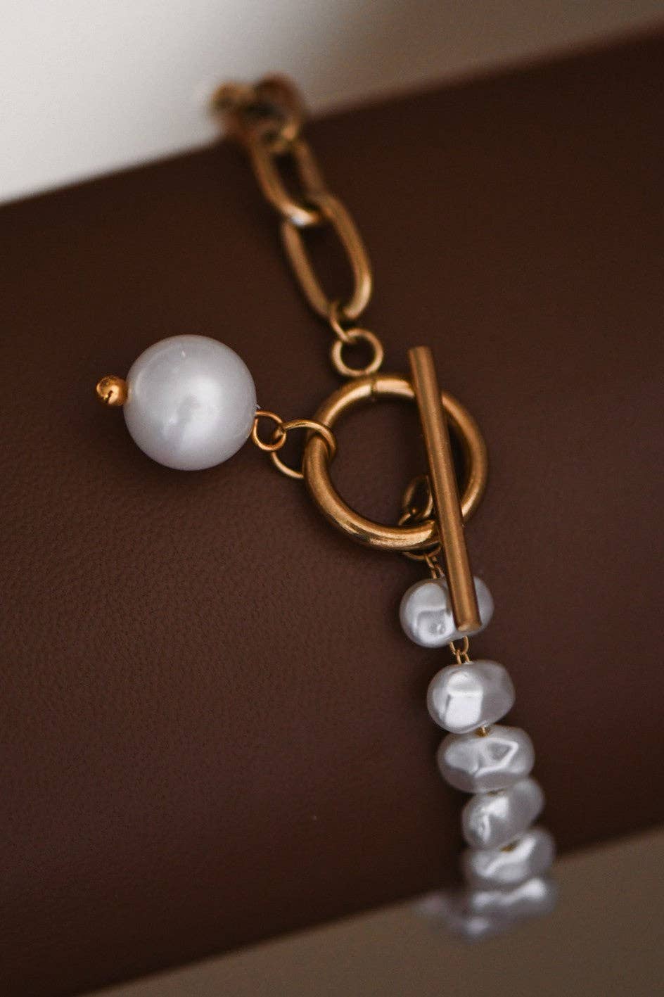Gold Plated Waterproof Stainless Steel Chain Bracelet