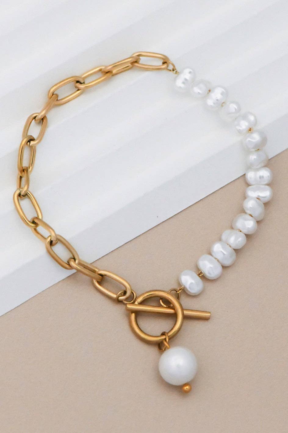 Gold Plated Waterproof Stainless Steel Chain Bracelet